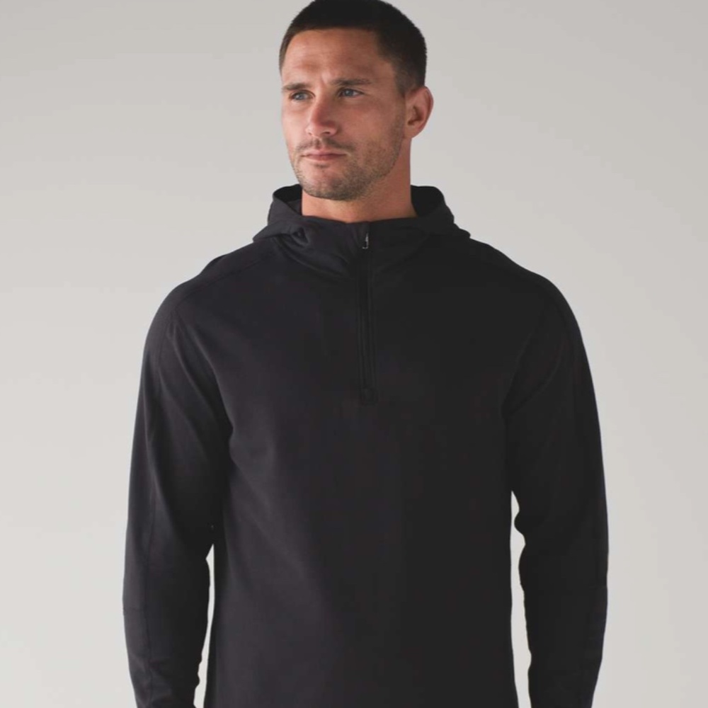 Lululemon Surge Warm Hoodie - Black - Half Zip - Medium